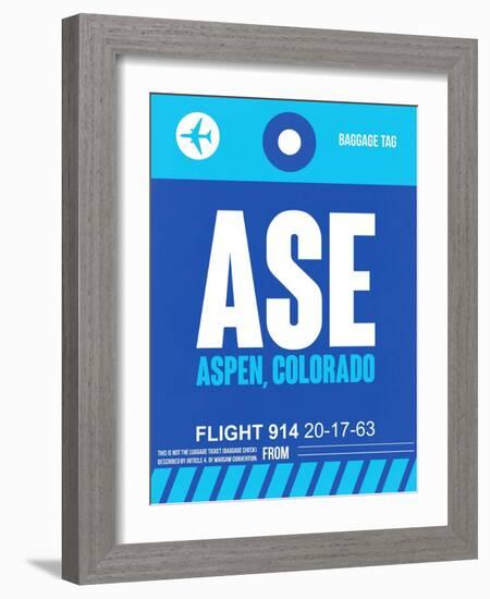 ASE Aspen Luggage Tag II-NaxArt-Framed Art Print