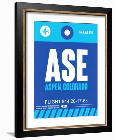 ASE Aspen Luggage Tag II-NaxArt-Framed Art Print