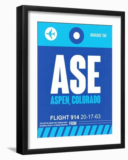 ASE Aspen Luggage Tag II-NaxArt-Framed Art Print