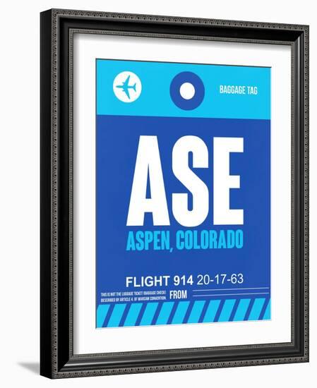 ASE Aspen Luggage Tag II-NaxArt-Framed Art Print