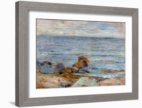 Asgardstrand-Edvard Munch-Framed Giclee Print