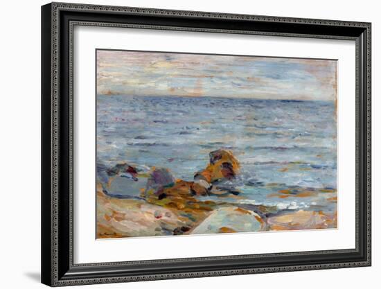 Asgardstrand-Edvard Munch-Framed Giclee Print