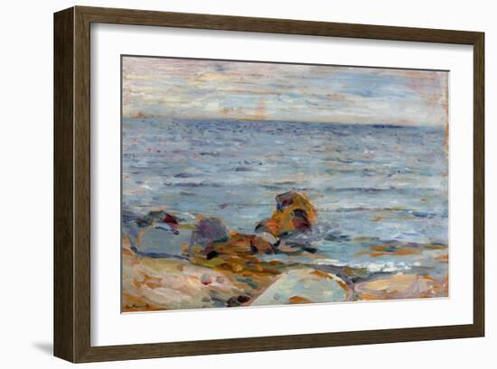 Asgardstrand-Edvard Munch-Framed Giclee Print