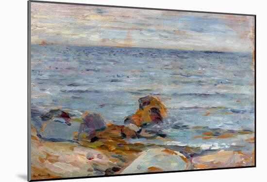 Asgardstrand-Edvard Munch-Mounted Giclee Print