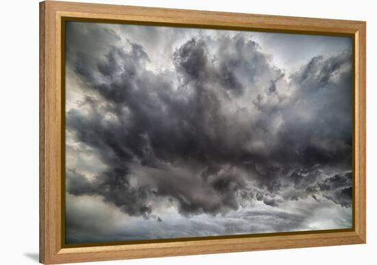 Ash Clouds, Holuhraun Fissure Eruption, by the Bardarbunga Volcano, Iceland-Arctic-Images-Framed Premier Image Canvas
