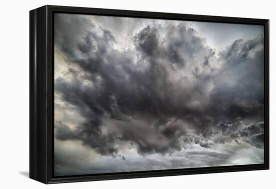 Ash Clouds, Holuhraun Fissure Eruption, by the Bardarbunga Volcano, Iceland-Arctic-Images-Framed Premier Image Canvas