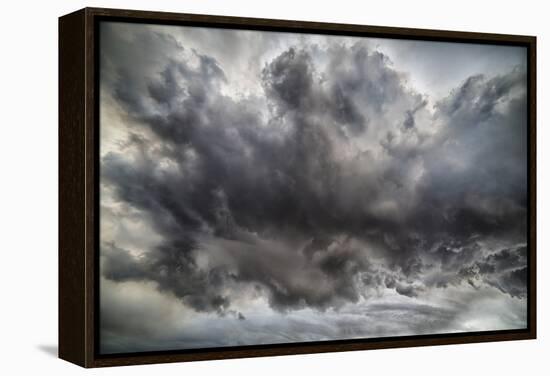 Ash Clouds, Holuhraun Fissure Eruption, by the Bardarbunga Volcano, Iceland-Arctic-Images-Framed Premier Image Canvas