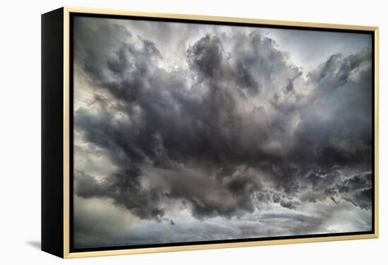 Ash Clouds, Holuhraun Fissure Eruption, by the Bardarbunga Volcano, Iceland-Arctic-Images-Framed Premier Image Canvas