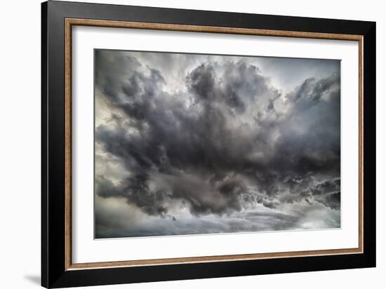 Ash Clouds, Holuhraun Fissure Eruption, by the Bardarbunga Volcano, Iceland-Arctic-Images-Framed Photographic Print