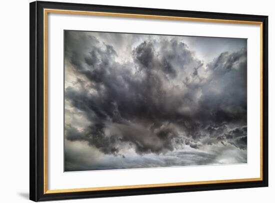 Ash Clouds, Holuhraun Fissure Eruption, by the Bardarbunga Volcano, Iceland-Arctic-Images-Framed Photographic Print