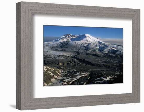 Ash Filled Valley Near Mount St. Helens-Paul Souders-Framed Photographic Print