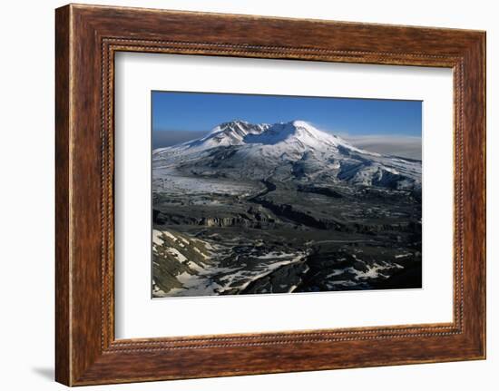 Ash Filled Valley Near Mount St. Helens-Paul Souders-Framed Photographic Print