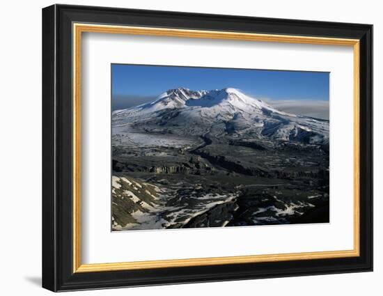 Ash Filled Valley Near Mount St. Helens-Paul Souders-Framed Photographic Print