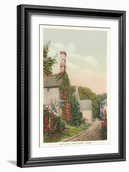 Ash Lane, Nantucket, Massachusetts-null-Framed Art Print