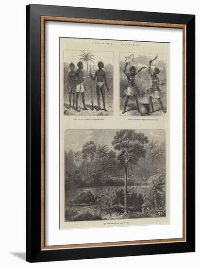 Ashantee Sketches-null-Framed Giclee Print