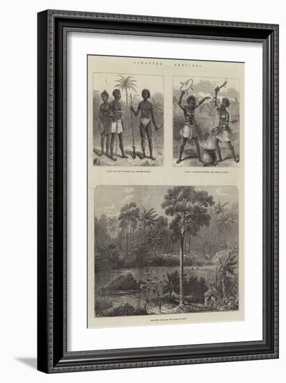 Ashantee Sketches-null-Framed Giclee Print