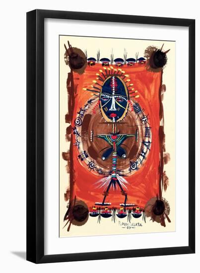 Ashanti Talk, 2003-Oglafa Ebitari Perrin-Framed Giclee Print