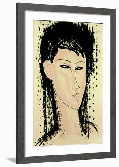 Ashanti-Amedeo Modigliani-Framed Serigraph