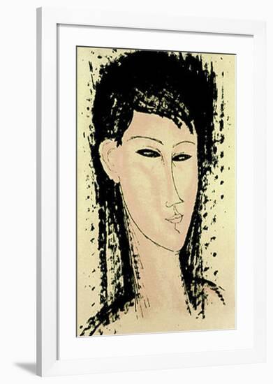 Ashanti-Amedeo Modigliani-Framed Serigraph