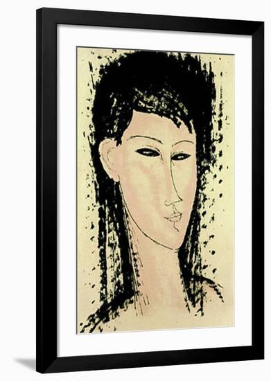 Ashanti-Amedeo Modigliani-Framed Serigraph