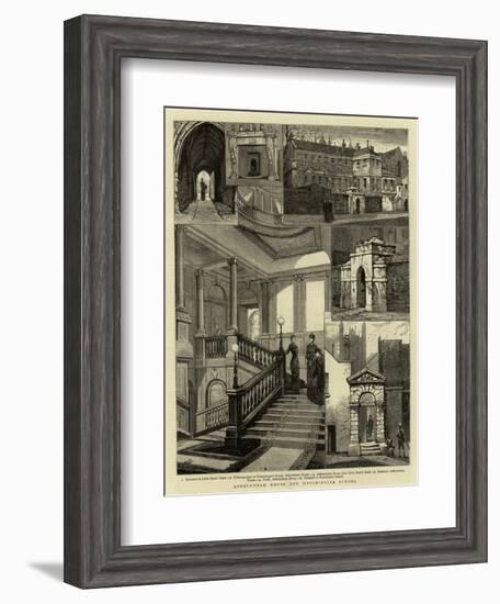 Ashburnham House and Westminster School-null-Framed Giclee Print