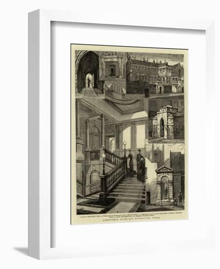 Ashburnham House and Westminster School-null-Framed Giclee Print