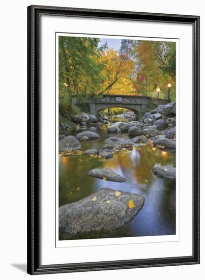 Ashland Creek In Fall-Donald Paulson-Framed Giclee Print