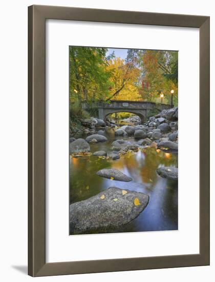 Ashland Creek in Fall-Donald Paulson-Framed Giclee Print