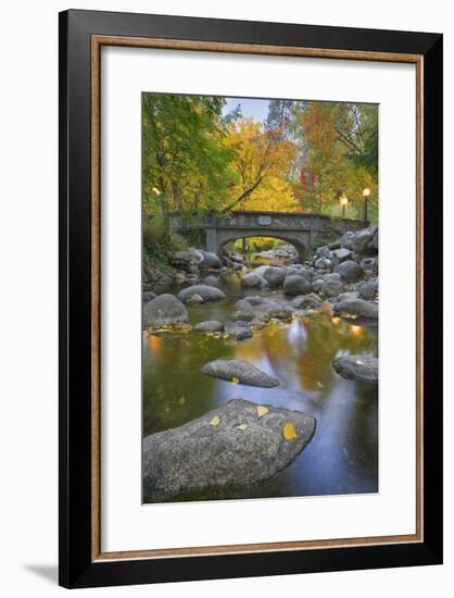 Ashland Creek in Fall-Donald Paulson-Framed Giclee Print