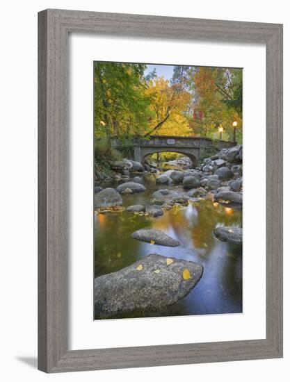 Ashland Creek in Fall-Donald Paulson-Framed Giclee Print