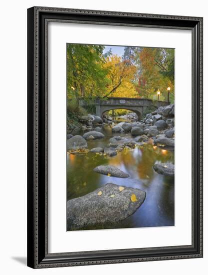 Ashland Creek in Fall-Donald Paulson-Framed Giclee Print