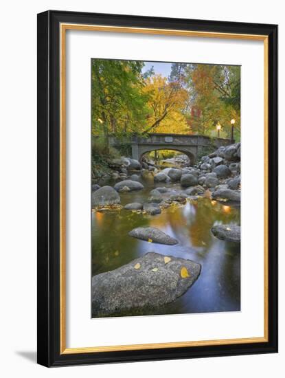 Ashland Creek in Fall-Donald Paulson-Framed Giclee Print