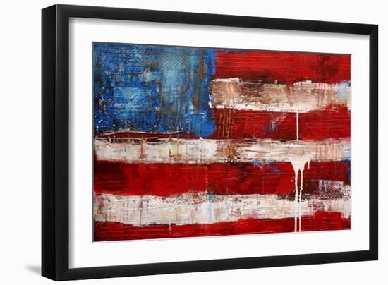 Ashley American Flag-Erin Ashley-Framed Art Print