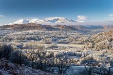 Warm light on Wetherlam at dawn in the Lake District, UK-Ashley Cooper-Framed Photographic Print