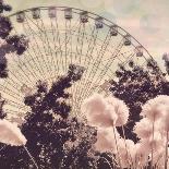Skyline Ferris Wheel-Ashley Davis-Art Print