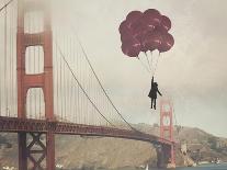 Golden Gate Ballons-Ashley Davis-Art Print