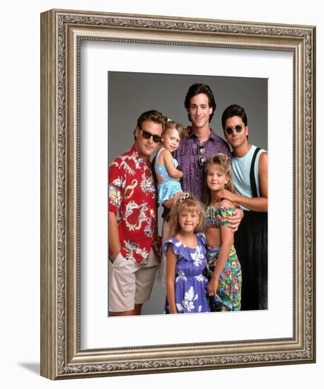 ASHLEY OLSEN; BOB SAGET; JOHN STAMOS; DAVE COULIER; JODIE SWEETIN; CANDACE CAMERON BURE. "Full H...-null-Framed Premium Photographic Print