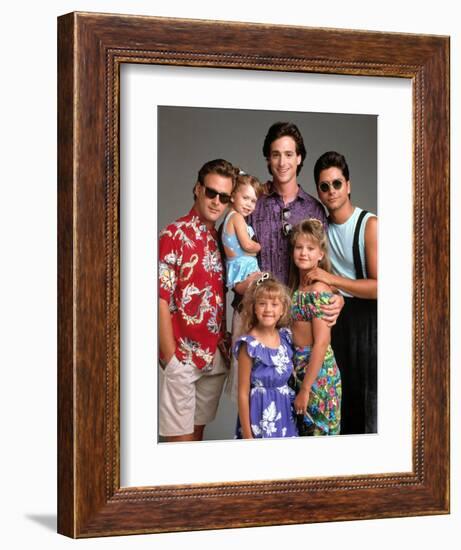 ASHLEY OLSEN; BOB SAGET; JOHN STAMOS; DAVE COULIER; JODIE SWEETIN; CANDACE CAMERON BURE. "Full H...-null-Framed Premium Photographic Print