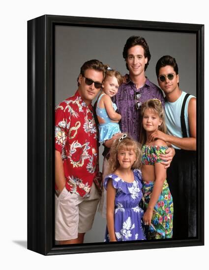 ASHLEY OLSEN; BOB SAGET; JOHN STAMOS; DAVE COULIER; JODIE SWEETIN; CANDACE CAMERON BURE. "Full H...-null-Framed Premier Image Canvas