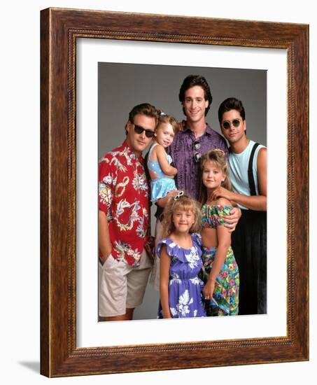 ASHLEY OLSEN; BOB SAGET; JOHN STAMOS; DAVE COULIER; JODIE SWEETIN; CANDACE CAMERON BURE. "Full H...-null-Framed Photographic Print