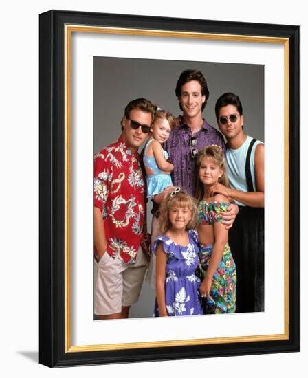 ASHLEY OLSEN; BOB SAGET; JOHN STAMOS; DAVE COULIER; JODIE SWEETIN; CANDACE CAMERON BURE. "Full H...-null-Framed Photographic Print