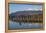 Ashness Boat Landing, Two Walkers Enjoy the Skiddaw Range, Derwentwater-James Emmerson-Framed Premier Image Canvas