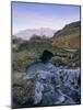 Ashness Bridge and Frozen Beck, Lake District National Park, Cumbria, England, UK, Europe-Neale Clarke-Mounted Photographic Print