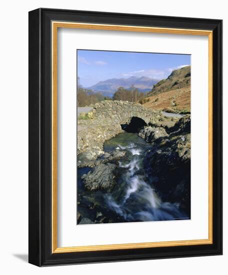 Ashness Bridge, Borrowdale, Lake District National Park, Cumbria, England, UK-Neale Clarke-Framed Photographic Print