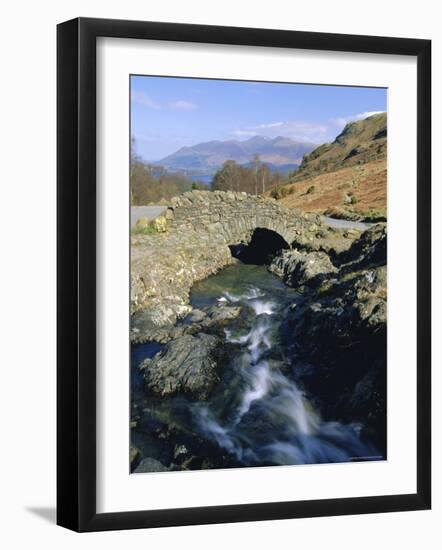 Ashness Bridge, Borrowdale, Lake District National Park, Cumbria, England, UK-Neale Clarke-Framed Photographic Print