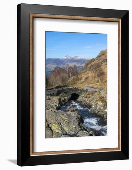 Ashness Bridge Overlooking Lake Derwentwater and Skiddaw, Keswick, Northern Lakes-James Emmerson-Framed Photographic Print