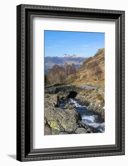 Ashness Bridge Overlooking Lake Derwentwater and Skiddaw, Keswick, Northern Lakes-James Emmerson-Framed Photographic Print