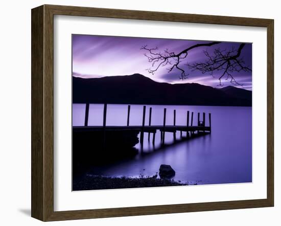 Ashness Landing, Derwentwater, Lake District National Park, Cumbria, England, United Kingdom-Ian Egner-Framed Photographic Print