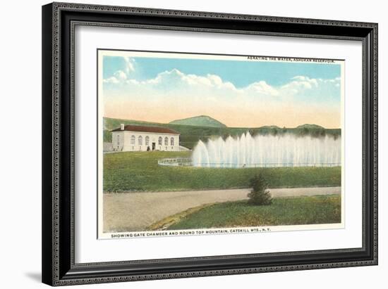 Ashokan Reservoir, Catskill Mountains, New York-null-Framed Art Print