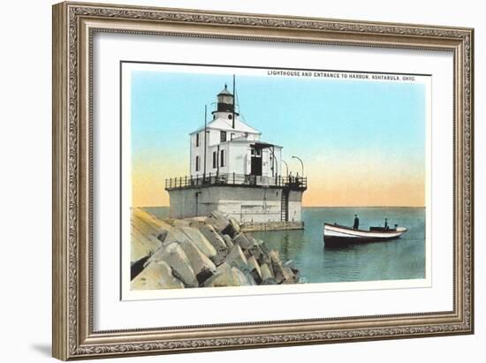 Ashtabula Lighthouse-null-Framed Art Print